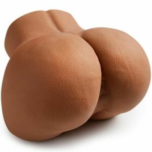 July - [Free Lube!]Real Skin Texture Brown Sugar Vaginal Anal Dual Entrance Realistic Butt 4.3lb