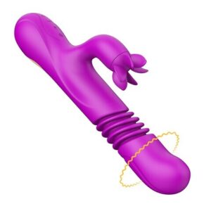Bestvibe Purple whirlwind 3 Thrusting 7 Rotating Heating Function G Spot Vibrator
