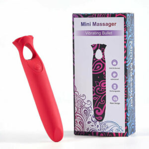 Bestvibe Lipstick Rechargeable Bullet Vibrator Red Rose 12 Vibrating