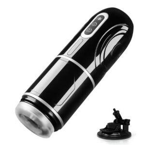 Bestvibe Thrusting Rotation Masturbator with Suction Base Best Male Masturbators