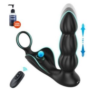 Penelope -3 Thrusting 10 Vibrating Cock Ring Prostate  Perineal Massager