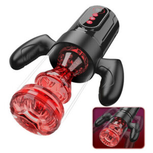 【Immersive Mode】Wine  Beauty Handle Design 9 Thrusting  Rotating 9 Suction male sex toys