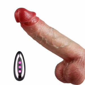 【TOP 1 True Touch Dildo】10.75 Inch Outrider Vibrating Thrusting Thick Long Lifelike Dildo