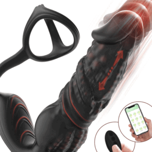 Bestvibe Upgrade Fast Thrusting 6-in-1 Prostate Massager with Remote Control and APP