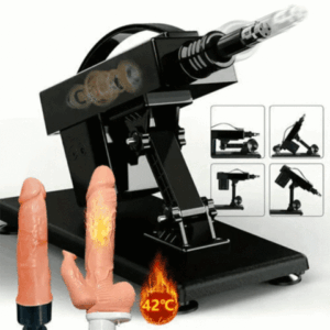 Automatic Heating Swinging Vibrating Sex Machine with Dildo Remote
