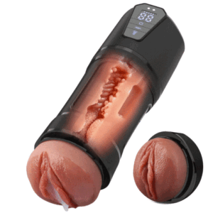 Challenger - 10 Vibrations  5 Suctions  Ultra-Realistic Vagina  Simulated Masturbator