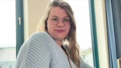 User meeting with chubby Lina. Impregnated by a stranger on her first hotel visit