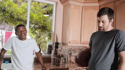 Son’s friend gives the milf a surprise