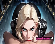 Ourdream Hentai | Blonde Anime Babe&rsquo;s Stormy Skyscraper Blowjob