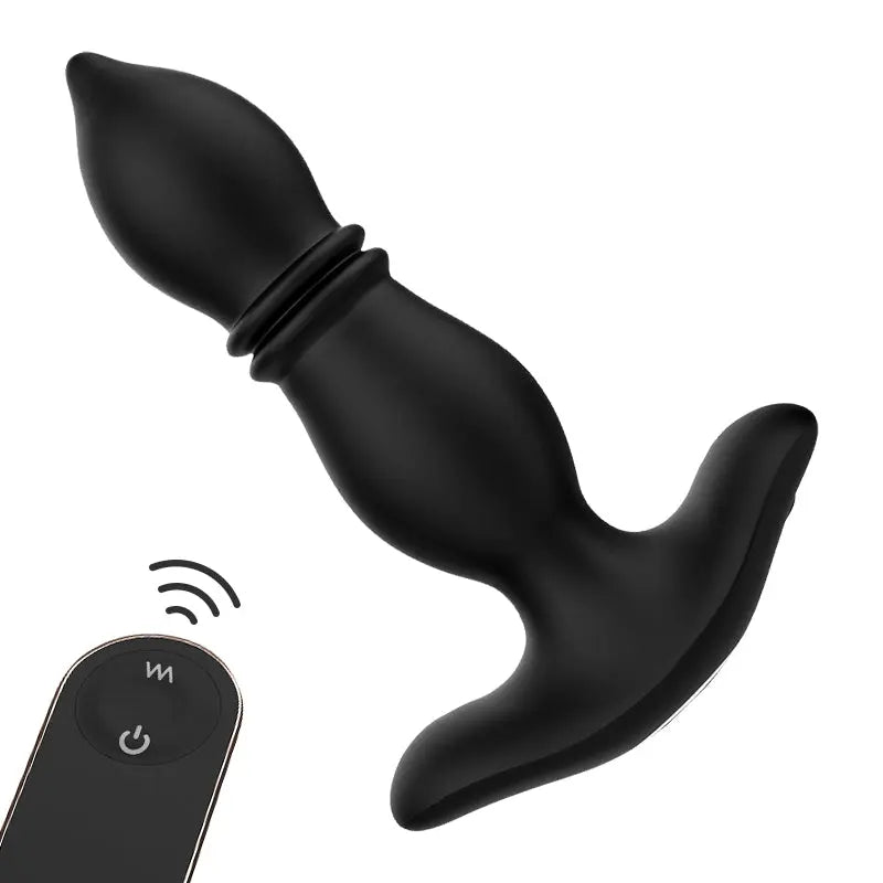 Plug anal 2 en 1 pour prostate, 9 modes de mouvements et 9 modes de vibration, 14,5 cm de longueur 1 Plug anal 2 en 1 pour prostate, 9 modes de mouvements et 9 modes de vibration, 14,5 cm de longueur