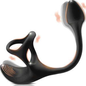 Zenith - Plug anal Stimulateur vibrant à balle avec cockring