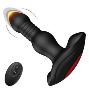L'EXPLORATEUR ANAL Vibromasseur anal prostatique avec 3 télescopiques et 10 vibrations, Aaron AS