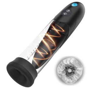 WaterSamurai - Pompe à pénis électrique à aspiration sous vide - 3 fréquences - Plaisir confortable et entraînement scie