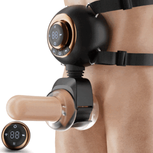 Hazel - Masturbateur masculin portable 3-en-1 avec gaine en silicone, fonctions de va-et-vient